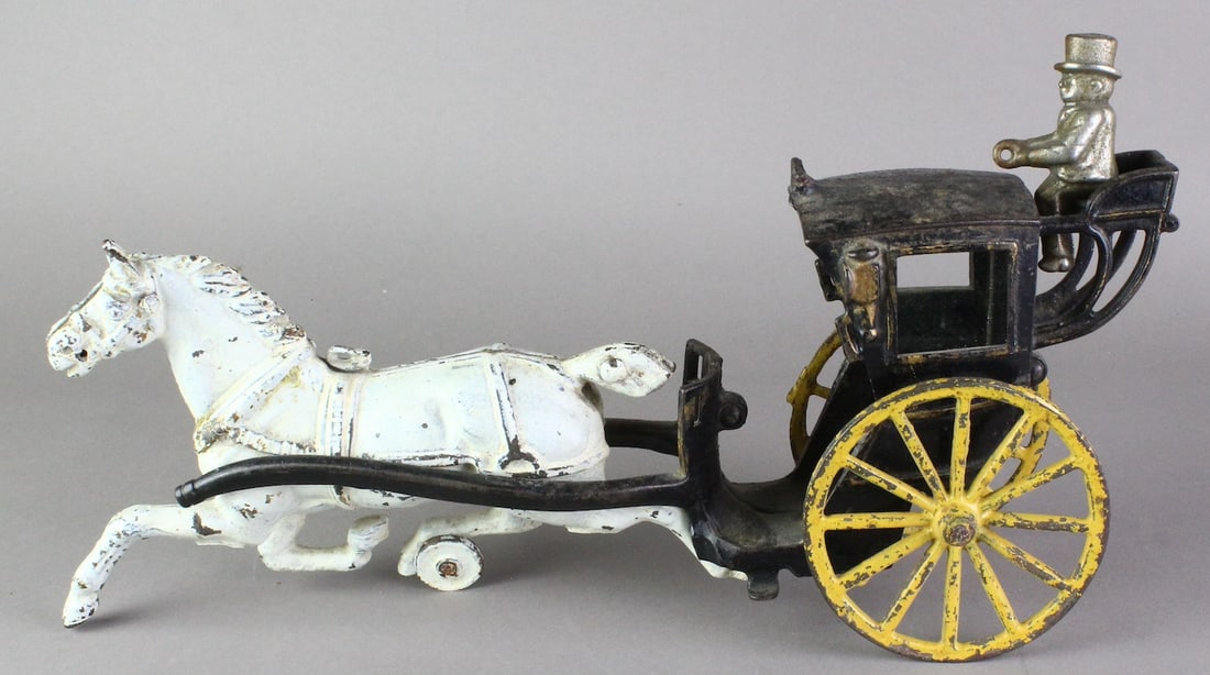 1900s Kenton Hansom Cab Horse Drawn (1 of 3)