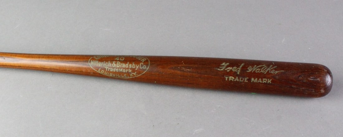 Fred Dixie Walker Souvenir Baseball Mini Bat Louisville Slugger (1 of 3)
