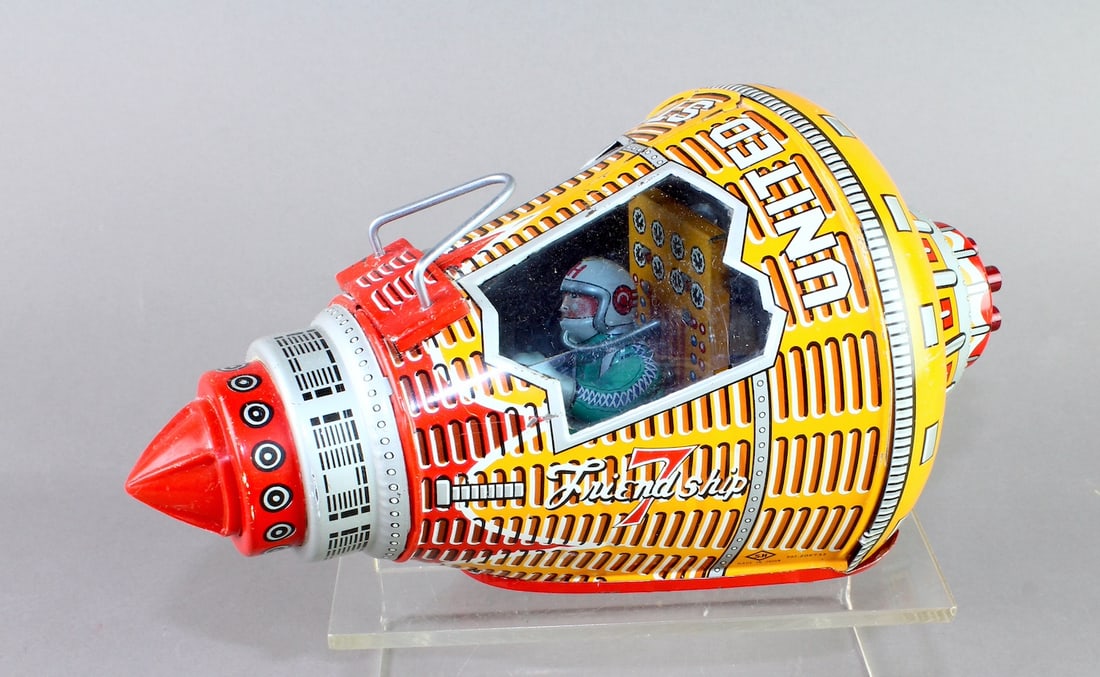 Japan TIn Horikawa Friendship 7 Gemini Space Capsule (1 of 4)