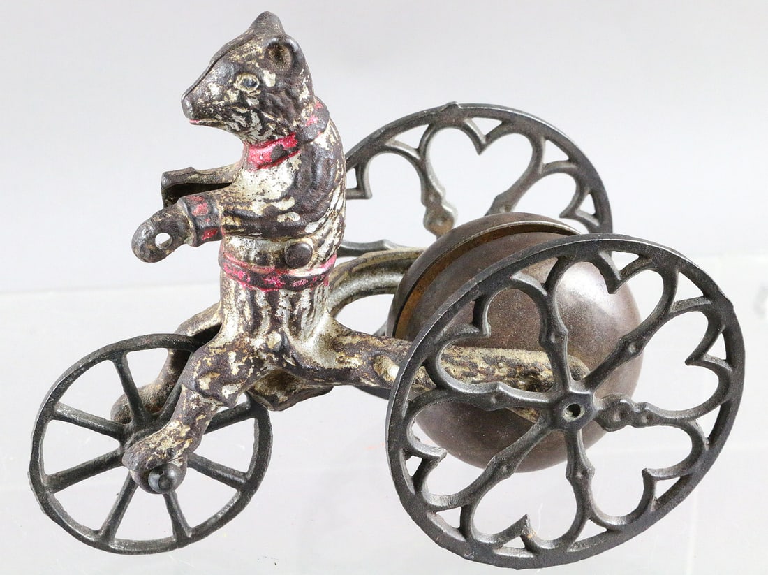Early Cast Iron Bell Toy Wilkins (1 of 3)