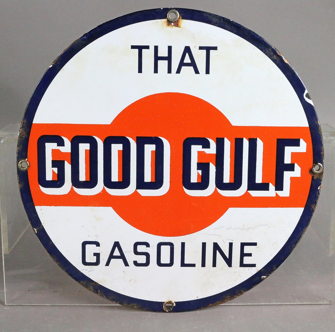 Good Gulf Porcelain Sign (1 of 2)