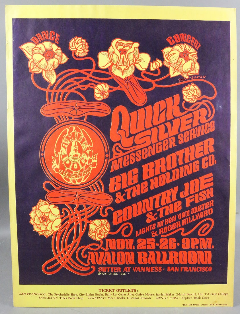 Quicksilver Messenger Service FD 36-1B 1st Print RARE (1 of 9)
