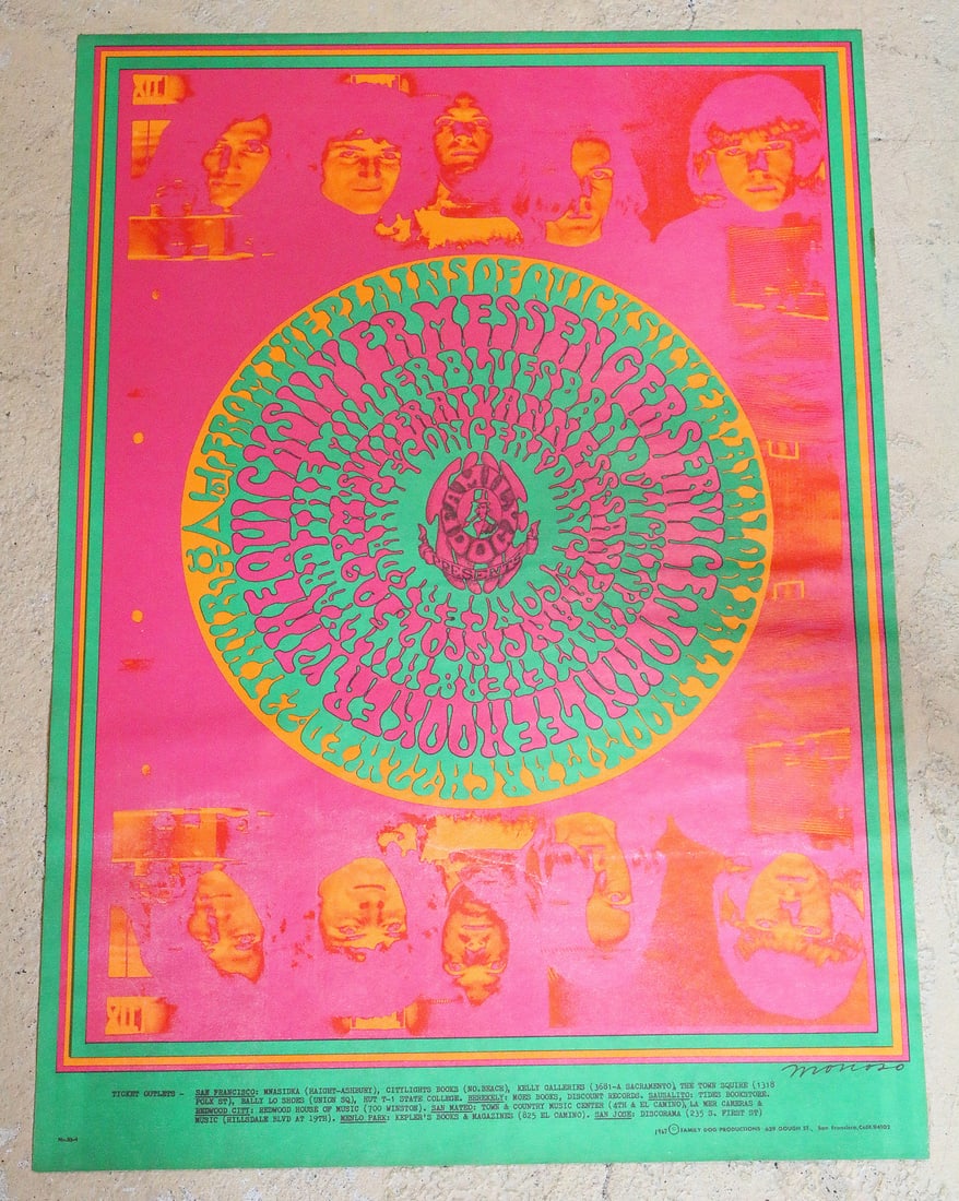 Quicksilver Messenger Srvice Poster FD53-1 1st Print (1 of 6)