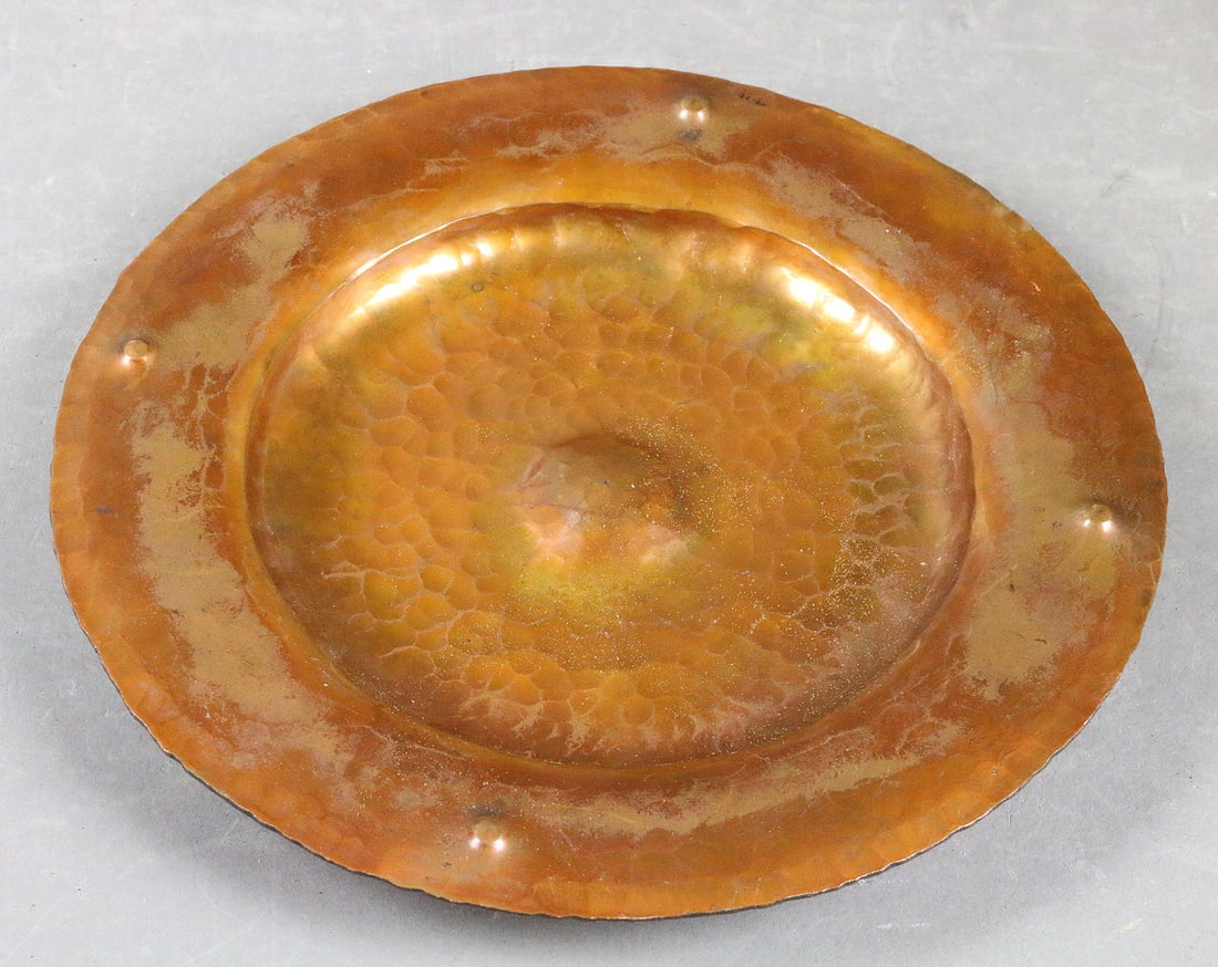 Roycroft Hammered Copper Bowl 7 inches (1 of 4)