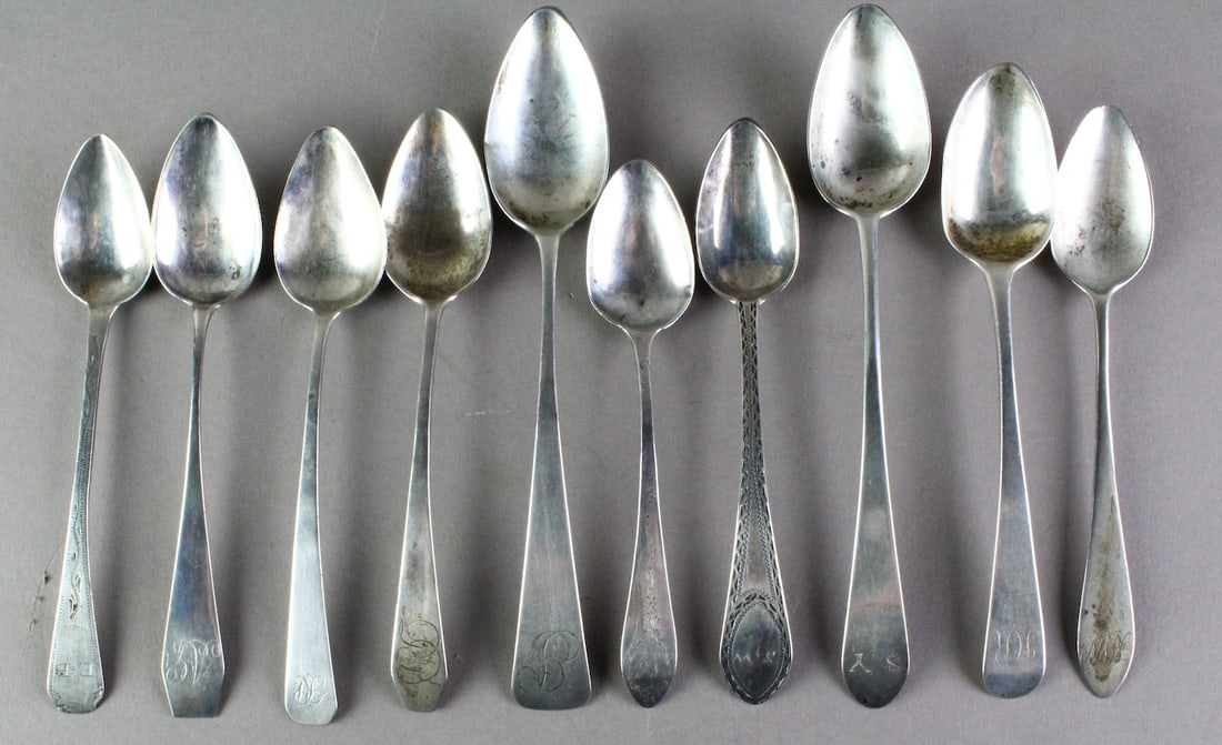 10 Coin Silver Spoons (1 of 3)