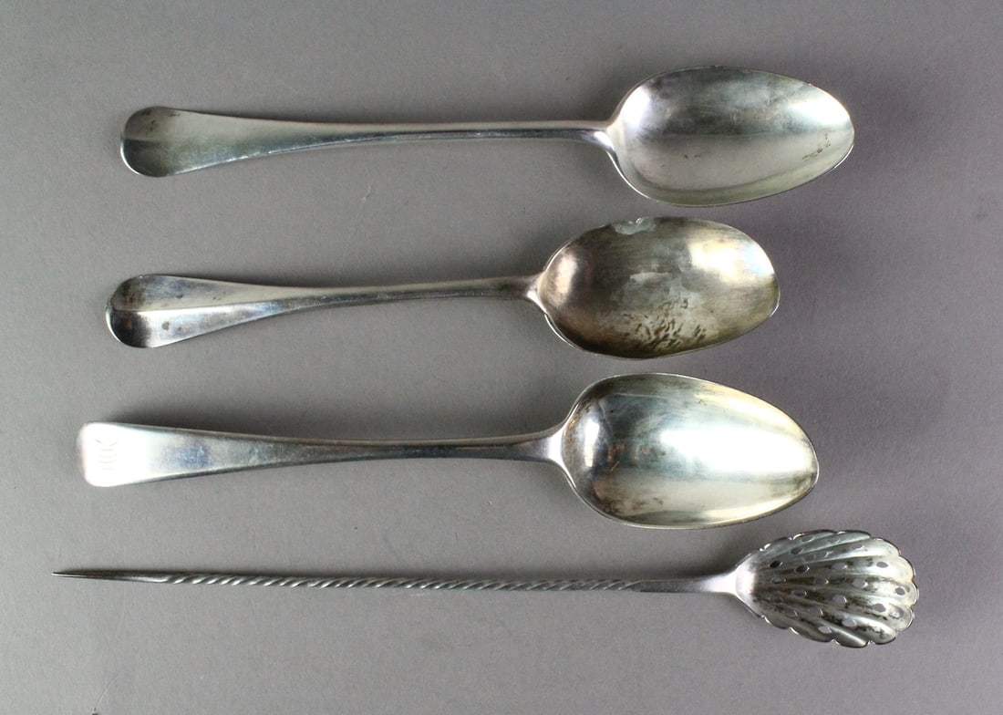 4 Serving Piece Coin Silver Lot (1 of 5)