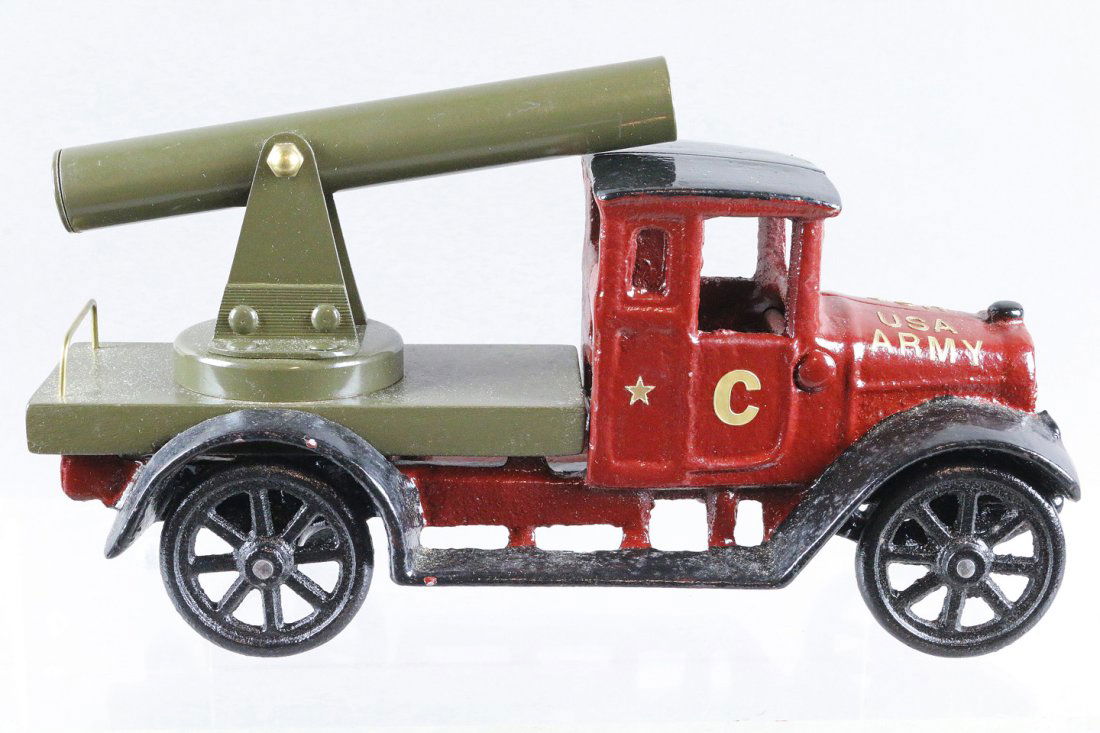Arcade Red Baby Fantasy Cannon Truck Cast Iron (1 of 3)