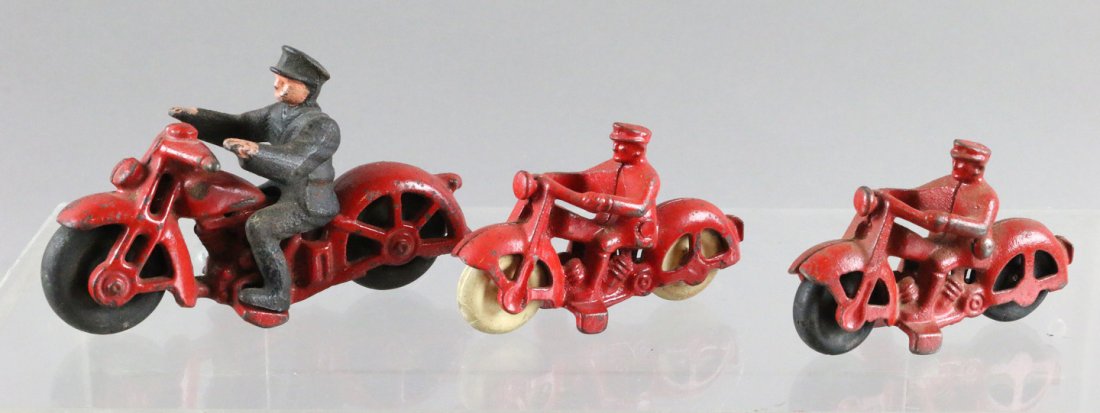 Hubley Cast Iron Motorcycle Lot (1 of 2)
