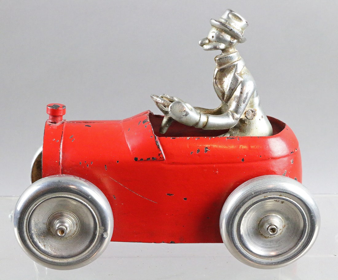 Arcade Andy Gump Cast Iron Car: Arcade Andy Gump Cast Iron Car 7 inches, repainted.