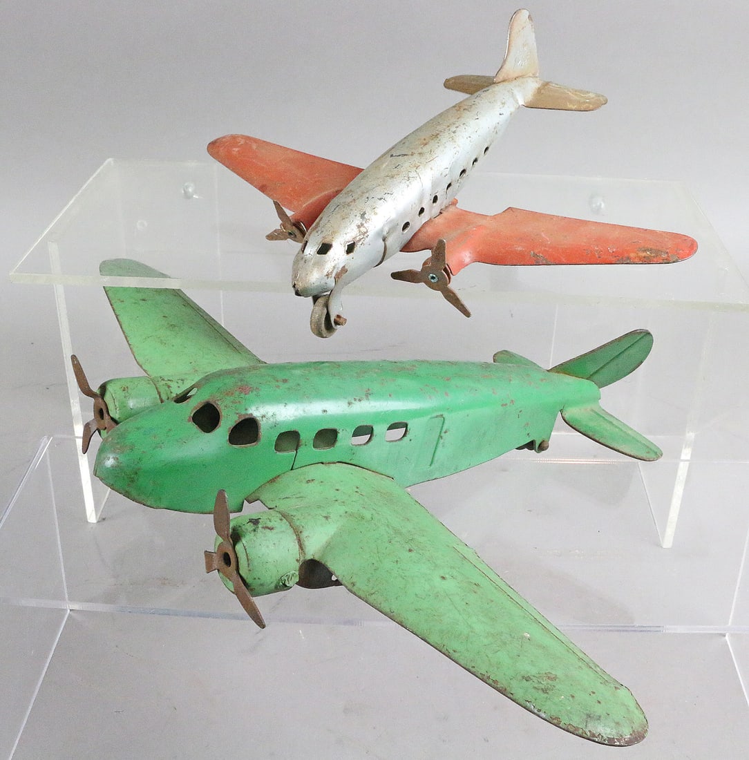 Marx Plane Lot Pressed Steel: Marx Plane Lot Pressed Steel, 8,10 inches