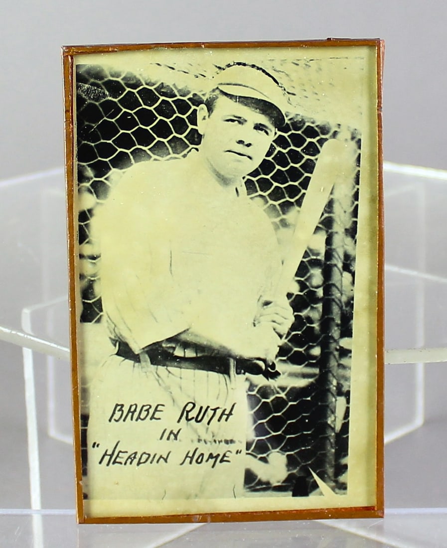 Babe Ruth in Headin Home Original Movie Card: Babe Ruth in Headin Home Original Movie Card. Copper frame. Headin' Home is a 1920 American silent biopic sports film directed by Lawrence C. Windom. It attempts to create a mythology surrounding the 