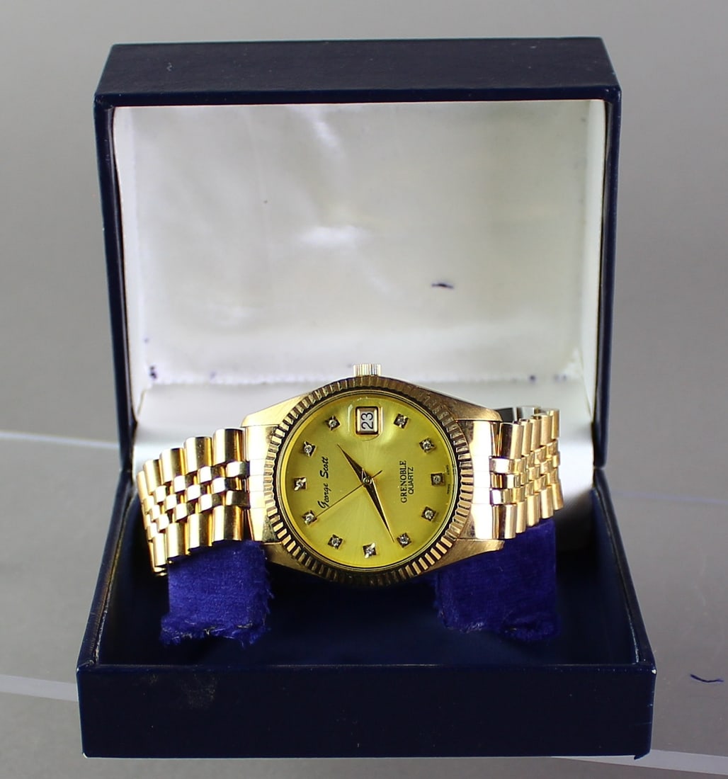 George Scott Boston Red Sox Personal Watch: George Scott Boston Red Sox Personal Watch. Excellent personalized George Scott wrist watch. George Charles Scott Jr. (March 23, 1944 – July 28, 2013), nicknamed \"Boomer\", was an American professi