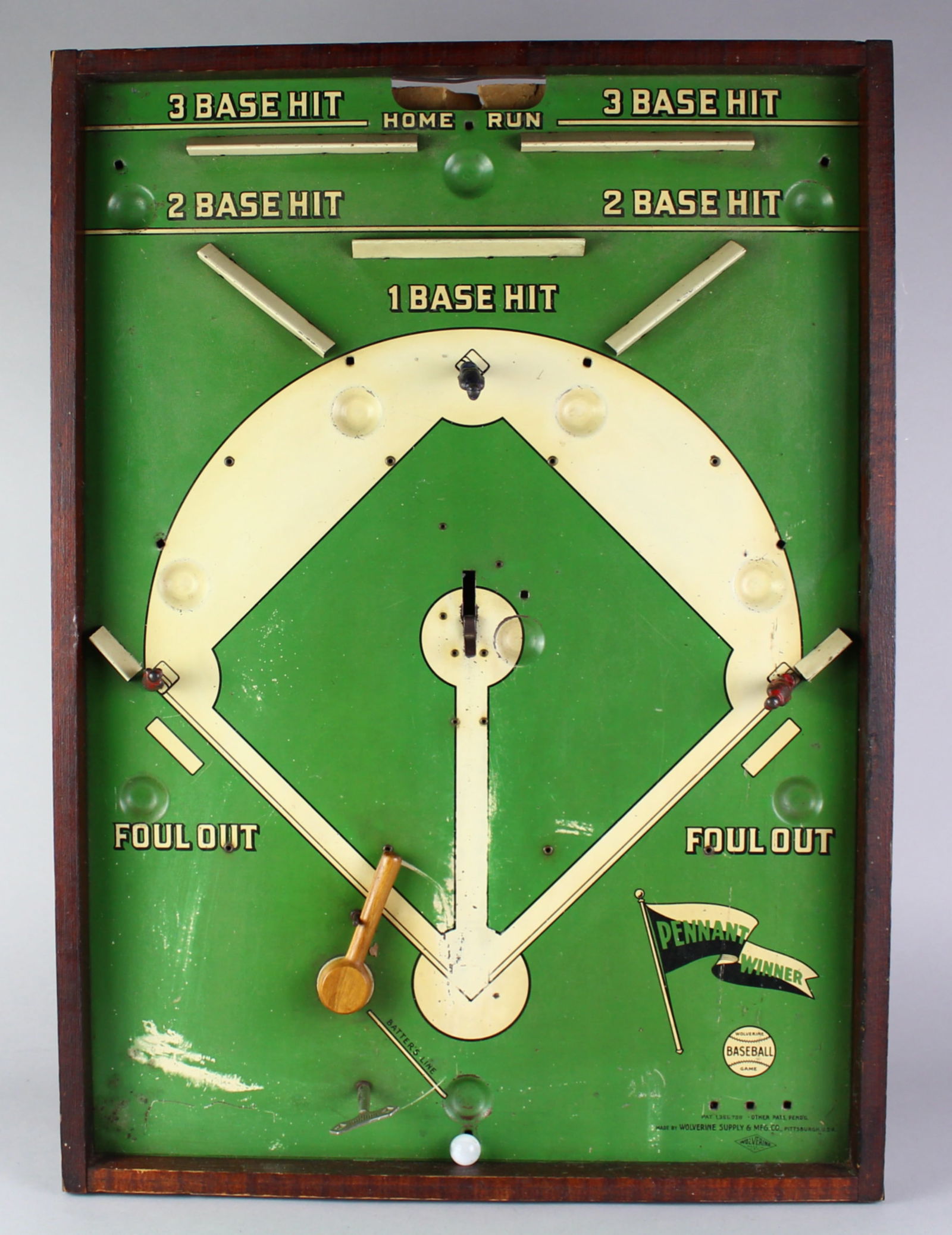 Wolverine Toys Tin Baseball Game Pennant Winner (1 of 6)