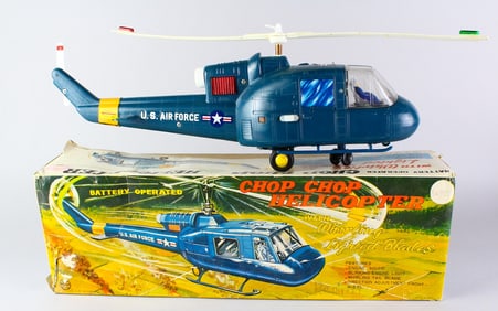 Marx Chop Chop Helicopter in Box US Air Force