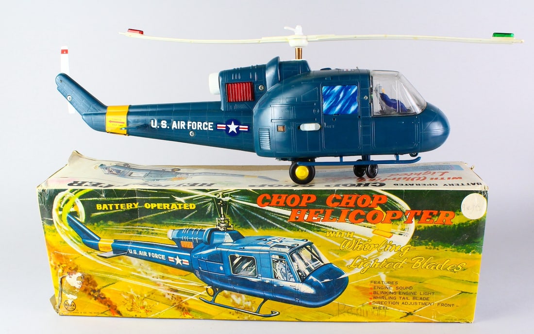 Marx Chop Chop Helicopter in Box US Air Force (1 of 3)
