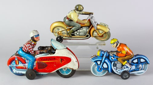 German & Japan Tin Motorcycles