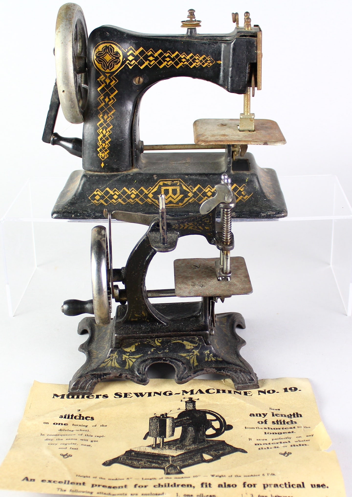 Bing & Muller German Toy Sewing Machines Auction