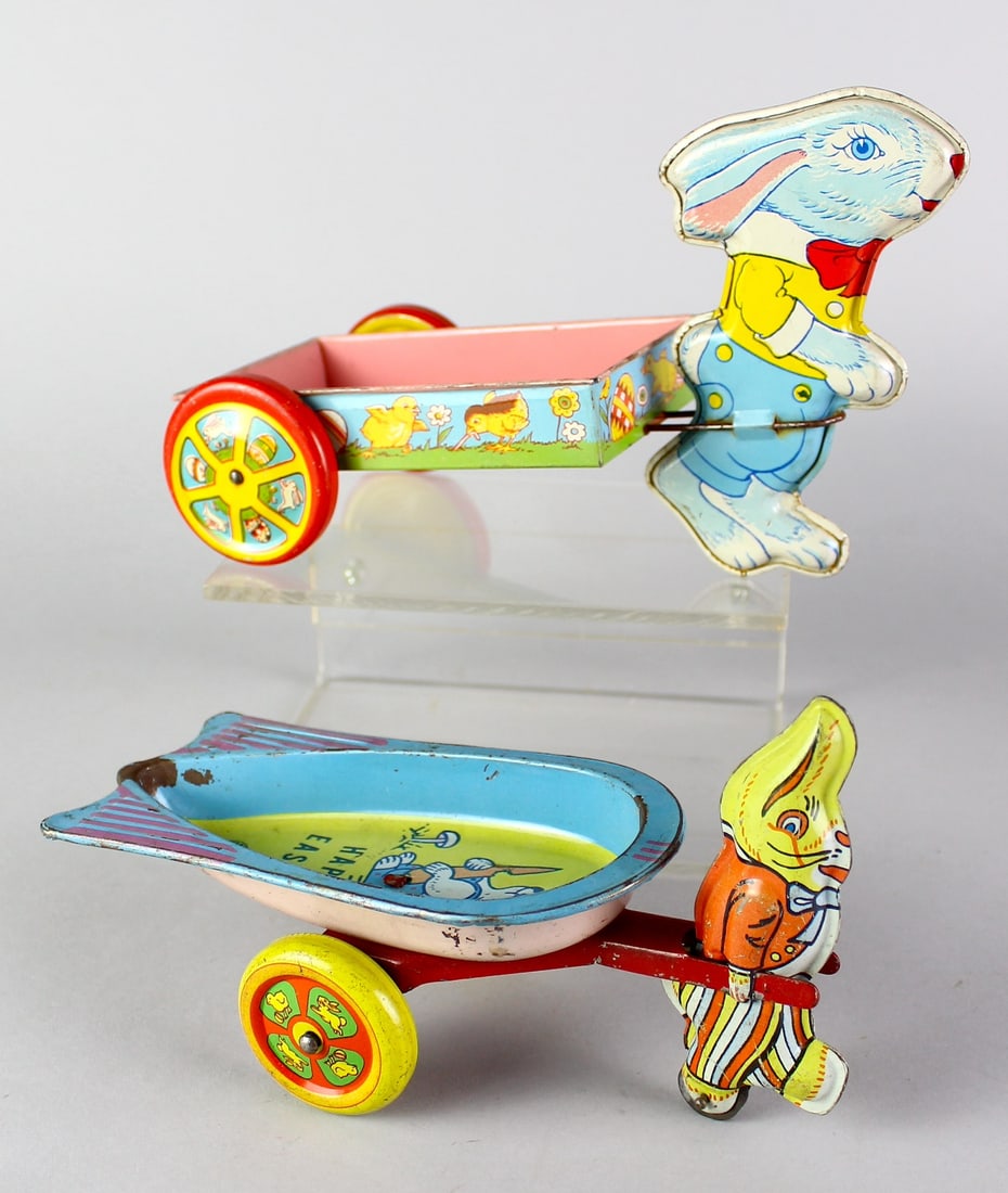 Chein & Wyandotte Peter Rabbit Easter Carts (1 of 4)