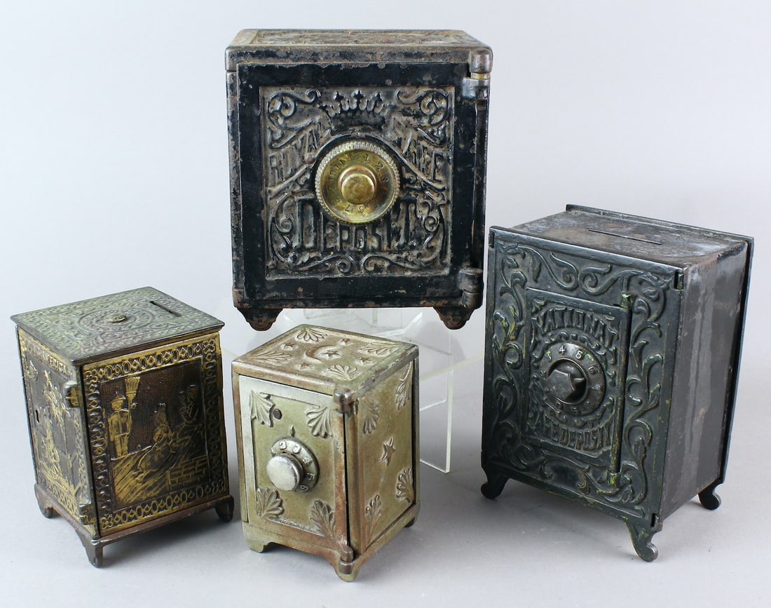 1890s Large Safe Still Banks Incl Royal (1 of 3)