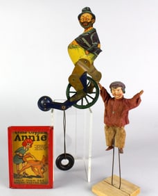 Tin Toy Balancing Bum, Annie Skill Game, German