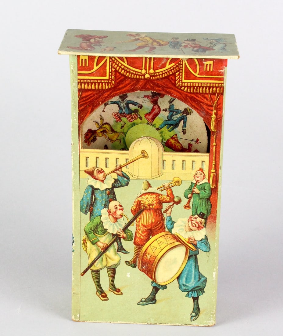 1920s Toy Stage with Minstrel Show Black Dancers (1 of 5)