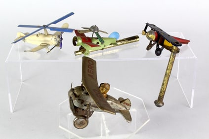 German Penny Toy Airplanes & Autogyro &