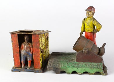 Cast Iron Artillery and Cabin Banks