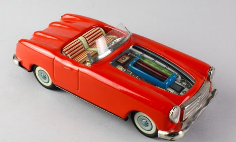 Japan Tin Open Engine Ford Cabriolet Near Mint