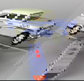 Japan Tin Lavender Buick with Remote