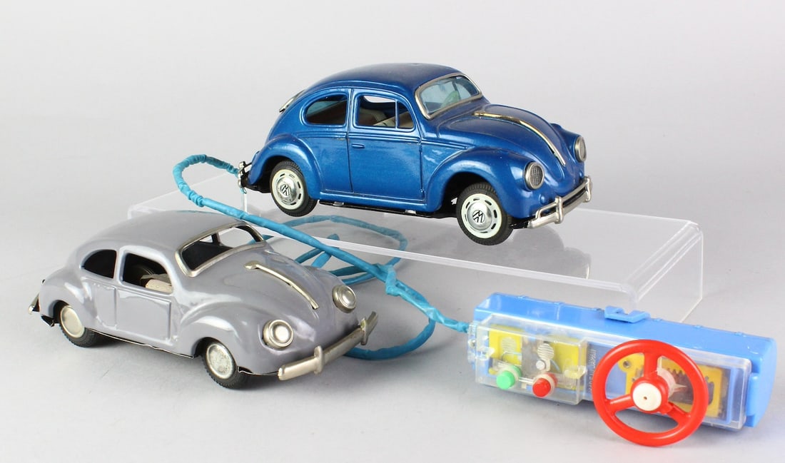 Pair of Japan Tin VW Volkswagens (1 of 5)