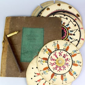1830s Phenakisticope Set Giroux Early Animation!