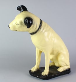 1930s Nipper Dog Store Advertising Statue