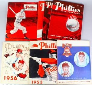 1952-1964 Phillies Yearbooks & All Star Game