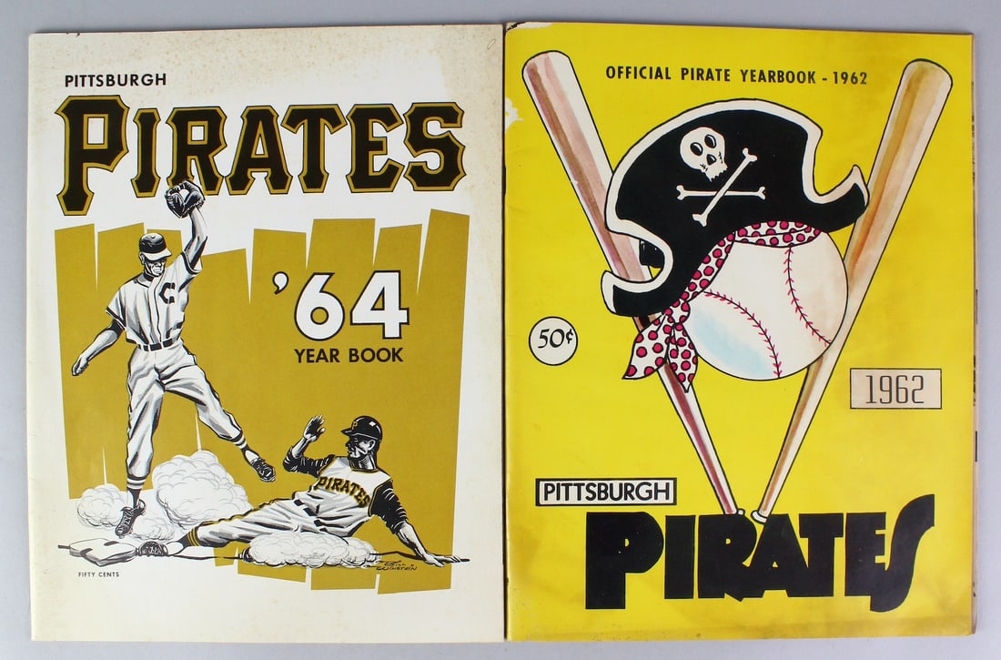 1962 & 1964 Pirates Yearbooks Roberto Clemente: 1962 & 1964 Pirates Yearbooks with Roberto Clemente.