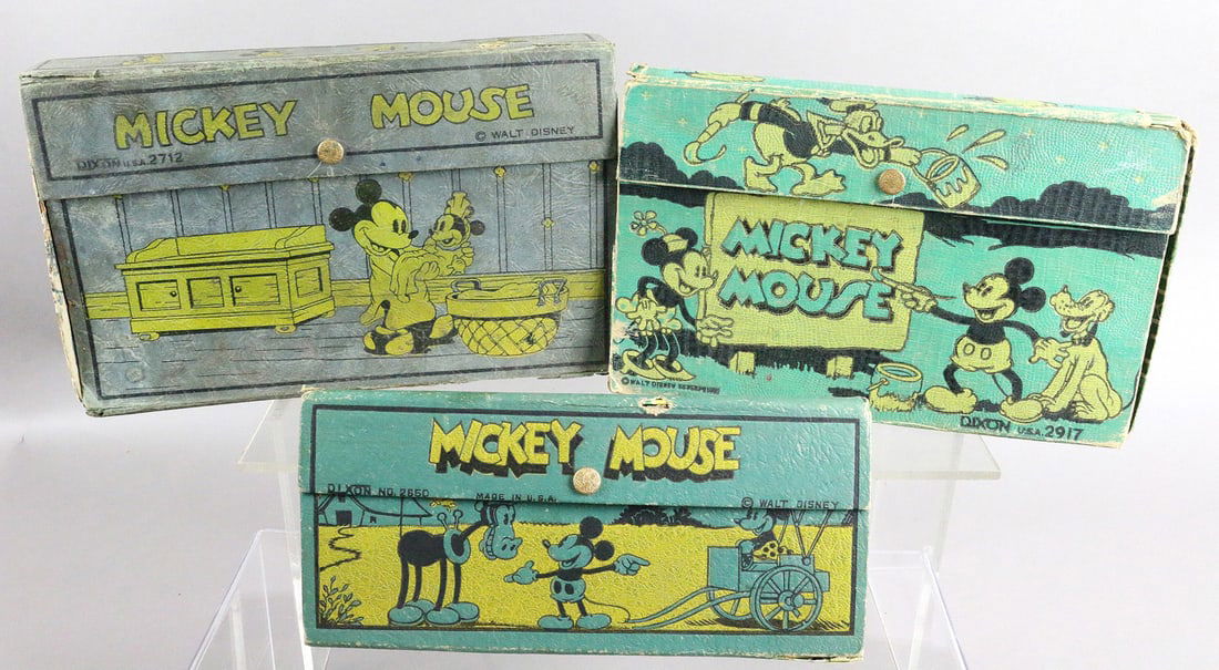 Early Mickey Mouse Pencil Cases (1 of 2)