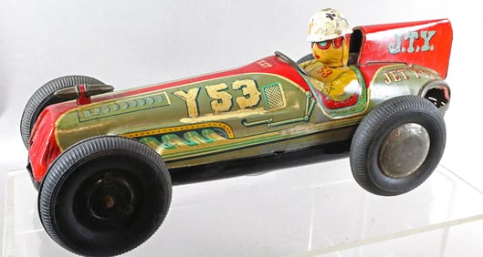 Modern Toys Jet Y 53 Tin Friction Race Car