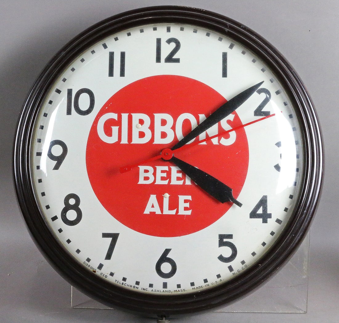 Gibbons Beer Advertising Clock (1 of 4)