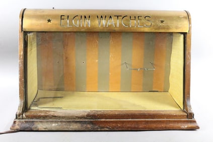 Elgin 1930s Watch Display Advertising Case
