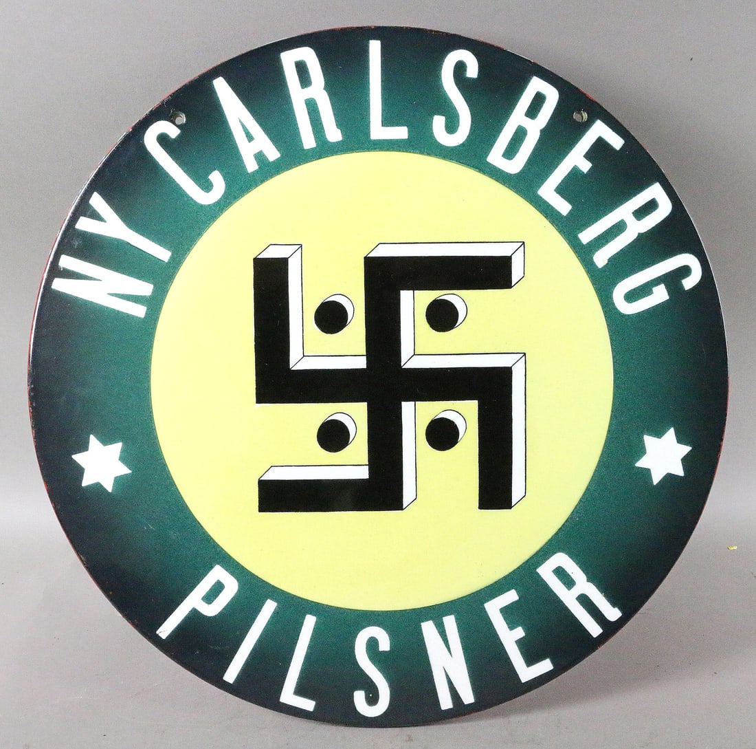 Carlsberg Pilsner Beer Sign 1930s (1 of 3)