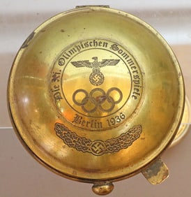 German 1936 Olympics Junghans Pocket Watch and Case