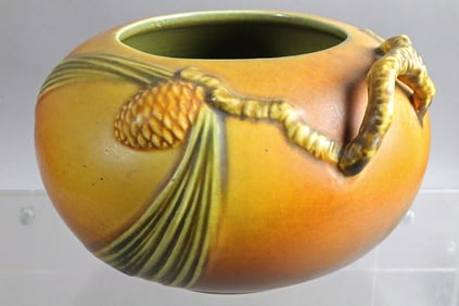 Roseville Pine Cone Pot