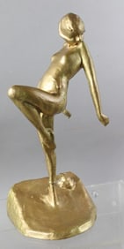 Arthur Von Frankenberg Statue Art Nouveau