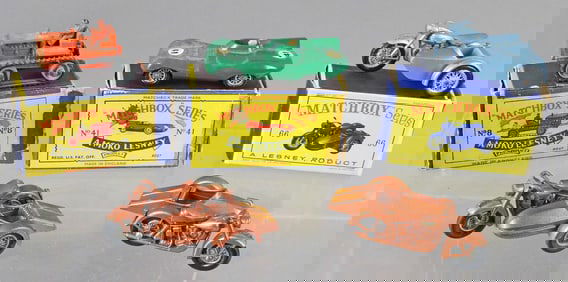 Matchbox In Box Cars & Motorcycles