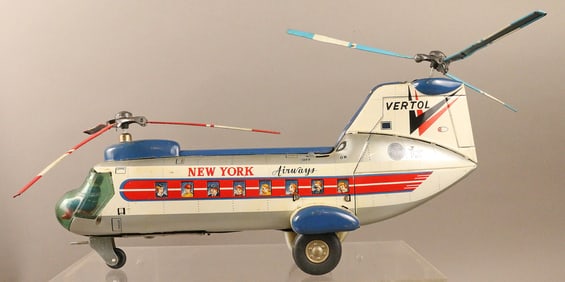 Alps Vertol NY Airways Helicopter Tin Batt Op Japan