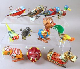 Marx Japan Germany Tin Wind Up Lot