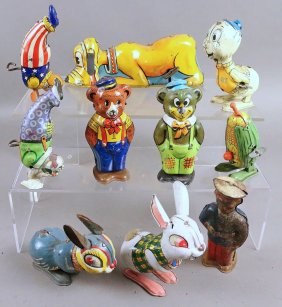 J Chein Marx Tin Toy Wind Up Lot