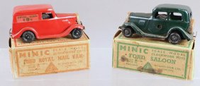 Triang Minic Ford Saloon Royal Mail Trucks In Box