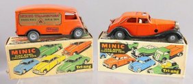 Triang Minic Police Car Delivery Van In Boxes