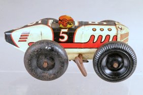 Marx #5 Tin Wind Up Racer