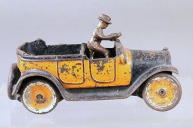 Arcade Cast Iron Taxi Parts Car